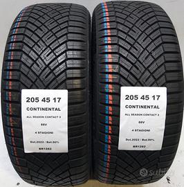 2 GOMME 205 45 17 CONTINENTAL BR1282