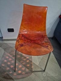 sedia callegaris arancione 