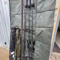 kit completo Canne carpfishing