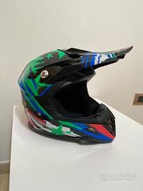 casco moto cross e maschera cross