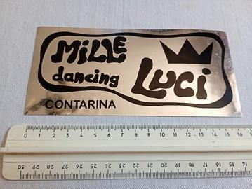 Mille luci dancing contarina adesivo anni 70/80