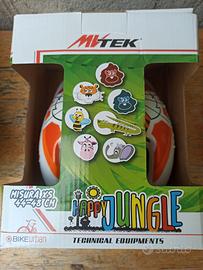 Seggiolino bici + caschetto