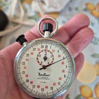 Cronometro meccanico Hanhart con 7 rubini 1/10s