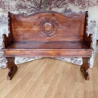 Panca in legno castagno 