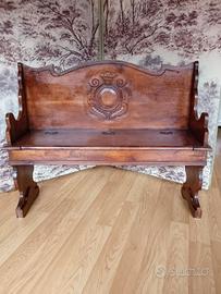 Panca in legno castagno 