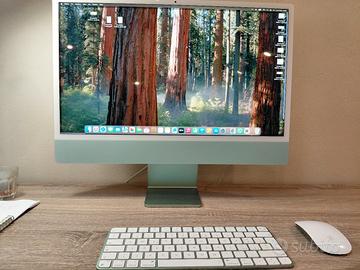 Apple iMac 24" 256GB SSD 
Chip M1
8 GB RAM
