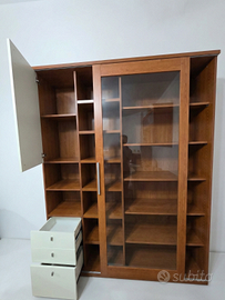 Mobile grande / parete attrezzata vetro scorrevole