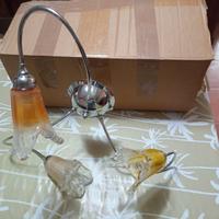 Lampadario in vetro tipo murano