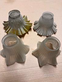 Set porta lampade vintage