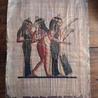 Papiro Egiziano Dipinto a Mano