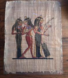 Papiro Egiziano Dipinto a Mano