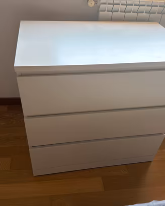 Cassettiera malm 3 cassetti