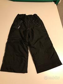 Pantalone sci bambino Wed'ze nero tg.4 anni
