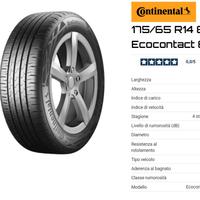 GOMME FIAT PANDA   Continental EcoContact