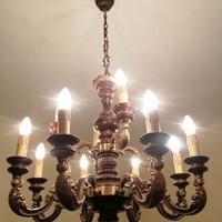 Lampadario vintage 12 luci