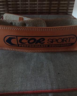Cintura in cuoio Cor sport