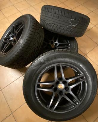 4 CERCHI ORIGINALI PORSCHE MACAN 18"+4GOMME NEVE