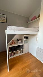 CAMERETTA MARCA Bonetti - LAMINATO BIANCO MATERICO