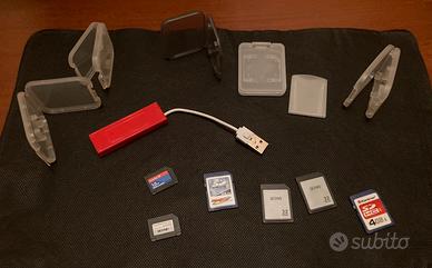 Set Schede SD con Lettore