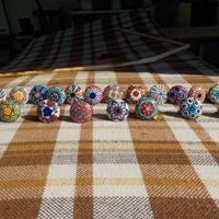 40 pomelli in ceramica vintage decorati – per mobi