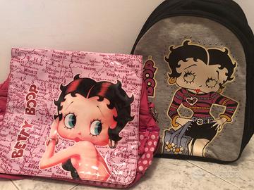 Zaino e borsa Betty Boop per la scuola