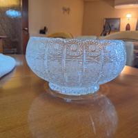 ciotola in cristallo di boemia