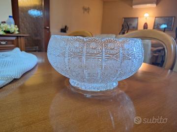 ciotola in cristallo di boemia