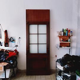  porta scorrevole in noce da interno