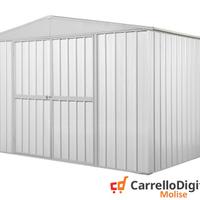 Capanno box esterno lamiera 360x175 110 kg bianco