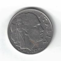 Moneta 20c XIX° Impero V.Emanuele del 1941