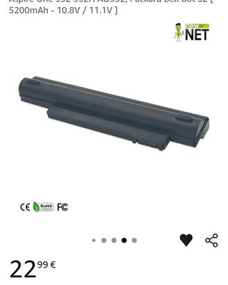 batteria compatibile  PC Acer Aspire One 532