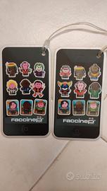 Set 18 adesivi "Faccine"