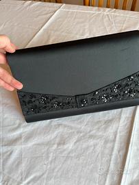 Borsa Pochette Elegante  Ricamo Perline Paillettes