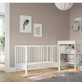 Lettino Ikea Gulliver con materasso incluso