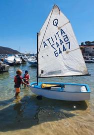 Optimist completo con carrellino alu