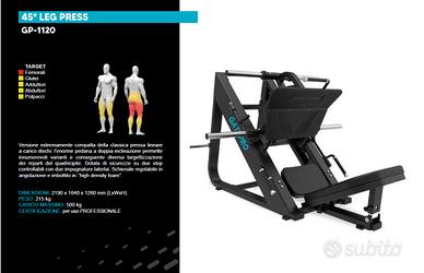 leg press 45° GATEPRO promozione spedizione prime