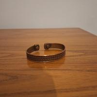 Bracciale rigido in rame magnetico - Stile Etnico 
