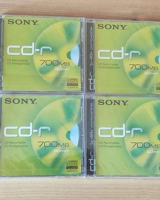 Sony cd-r
lotto 4 cd sigillati 