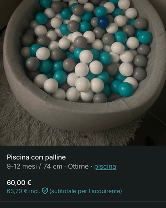 Piscina con palline