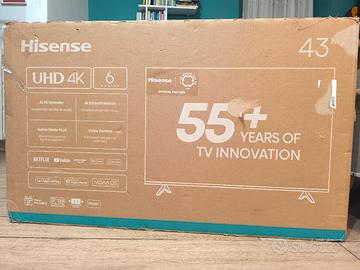 smart TV Hisense 43 pollici UHD - LCD rotto