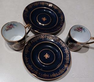 Coppia tazzine porcellana Limoges