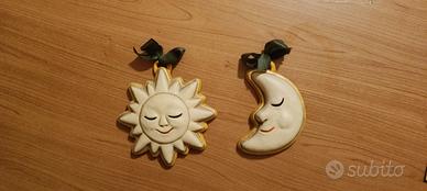 THUN Quadro Formella Sole e Luna ceramica