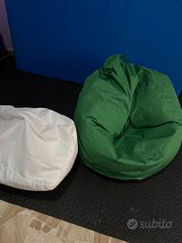 Pouf poltrona a forma di goccia (+ ricarica)