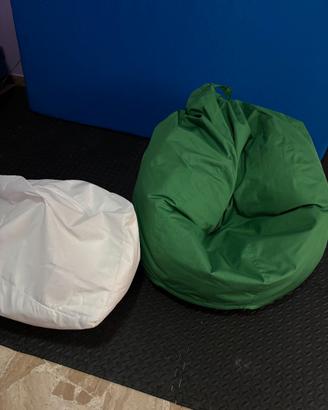 Pouf poltrona a forma di goccia (+ ricarica)