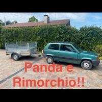 Panda e rimorchio ribaltabile