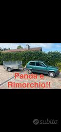 Panda e rimorchio ribaltabile