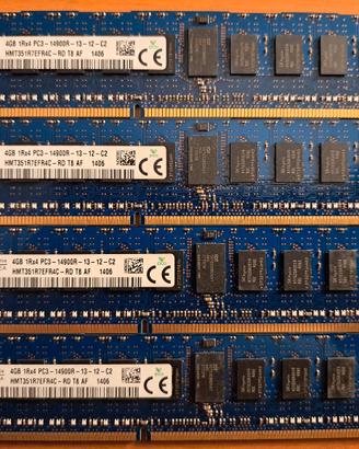 memoria ram 16gb ddr3 ecc  PC14900R