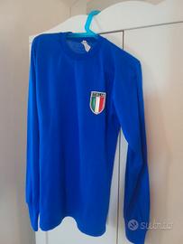maglia vintage nazionale italiana calcio tg. s