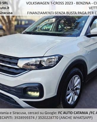 Volkswagen T-Cross 1.0 TSI 110 CV Sport - IVA DEDU