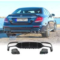 DIFFUSORE MERCEDES W213 4P LOOK AMG E63 + TERMINAL